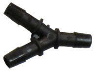 "Y" fitting for hho kits- for 3/8" ID hoses