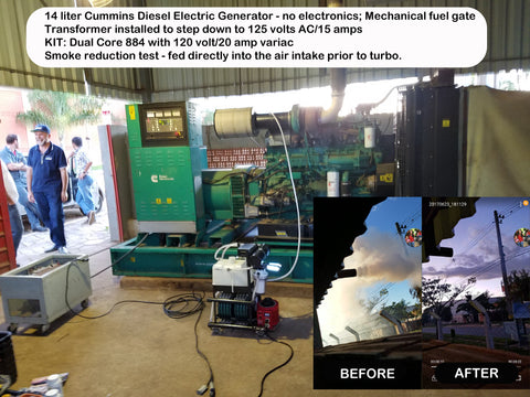 DUAL QUAD CORE Advanced Commercial HHO System For Trucks, Buses, Large Boats, RV's, Back up Generators, Diesel Gensets, and more!